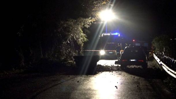 Maltempo Frana Sulla Strada Abetone Brennero A San Marcello Statale