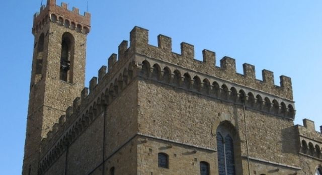 La torre del museo nazionale del Bargello a Firenze