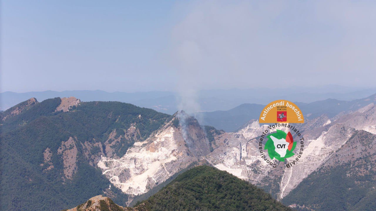 Incendio nella 