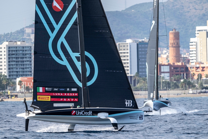 Luna Rossa: avaria e vittoria contro Ineos Britannia. Ancora parità: 4 4