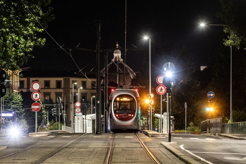 Tramvia Firenze: interruzioni notturne sul tratto Fortezza Strozzi