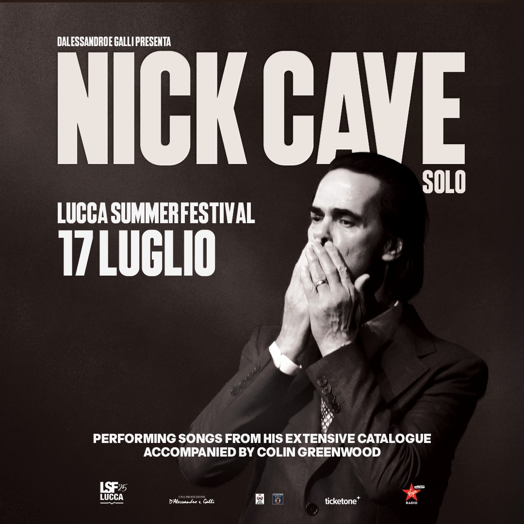 Nick Cave, tour 2025: concerto a Lucca Summer Festival