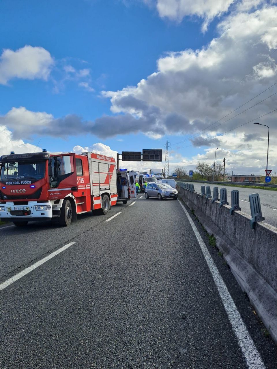 Fipili: tamponamento fra auto a San Miniato. Tre feriti, caos traffico